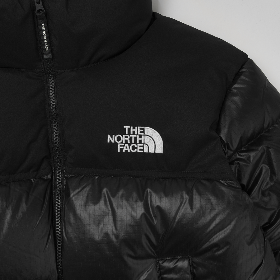 (W) The North Face White Label Novelty Nuptse Down Jacket Black