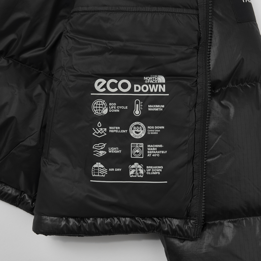 (W) The North Face White Label Novelty Nuptse Down Jacket Black