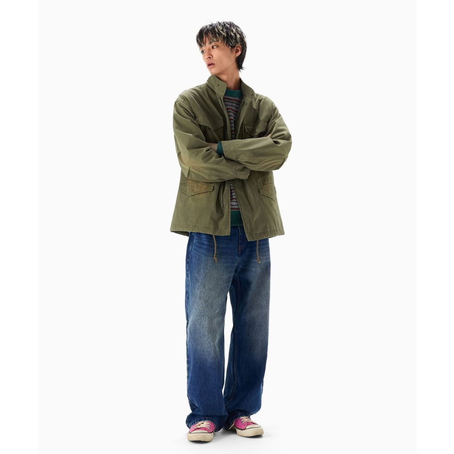 Dickies Washed M-65 Field Jacket Olive