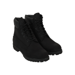 Timberland Premium 6 inch Waterproof Boot Black Nubuck - Wide