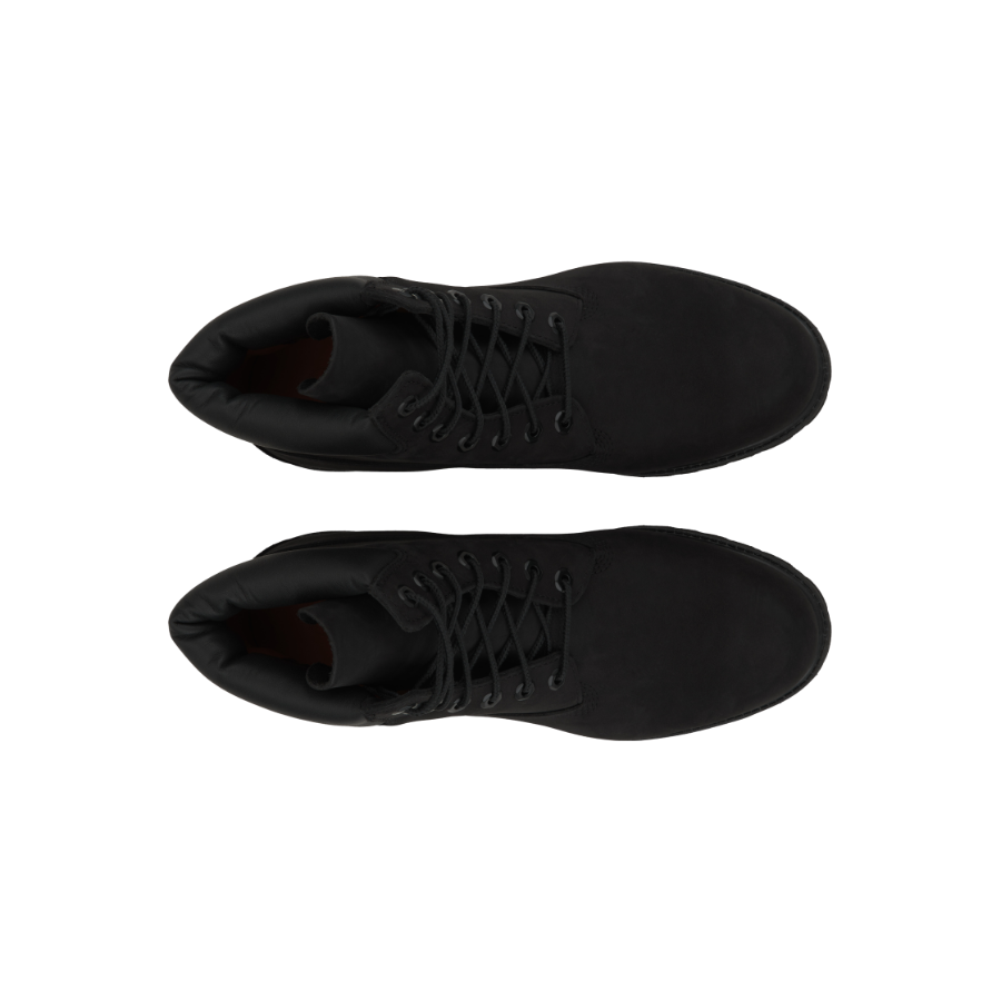 Timberland Premium 6 inch Waterproof Boot Black Nubuck - Wide