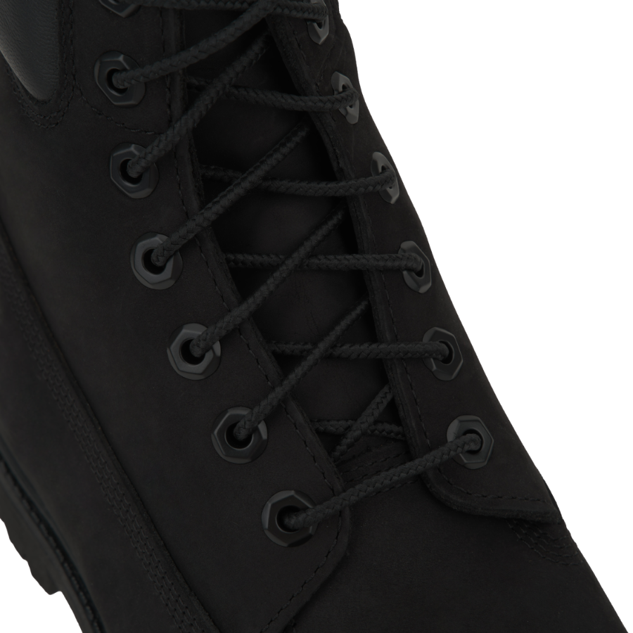Timberland Premium 6 inch Waterproof Boot Black Nubuck - Wide