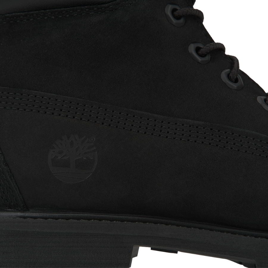 (W) Timberland Premium 6 inch Waterproof Boot Black - Wide