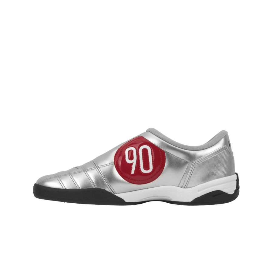 (W) Nike Total 90 Metallic Silver University Red