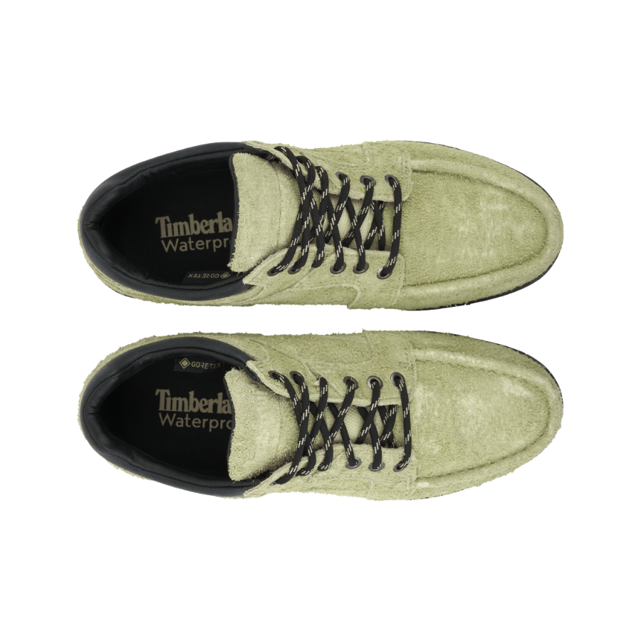 Timberland Heritage Gore-Tex Moc Toe Mid Boots Light Green Suede - Wide