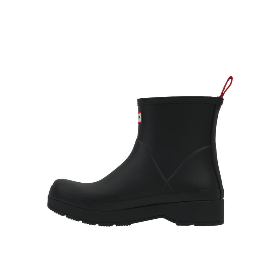 Hunter Play Short Wellington Boots Black