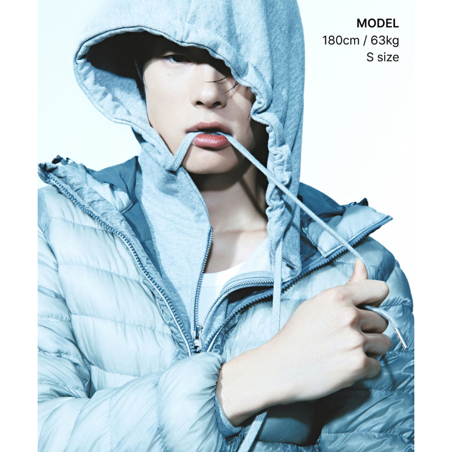 Musinsa Standard City Leisure Sheer Hooded Light Down Jacket