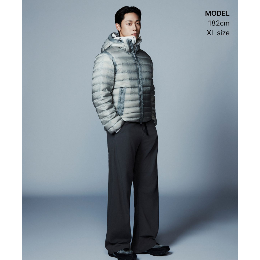 Musinsa Standard City Leisure Sheer Hooded Light Down Jacket