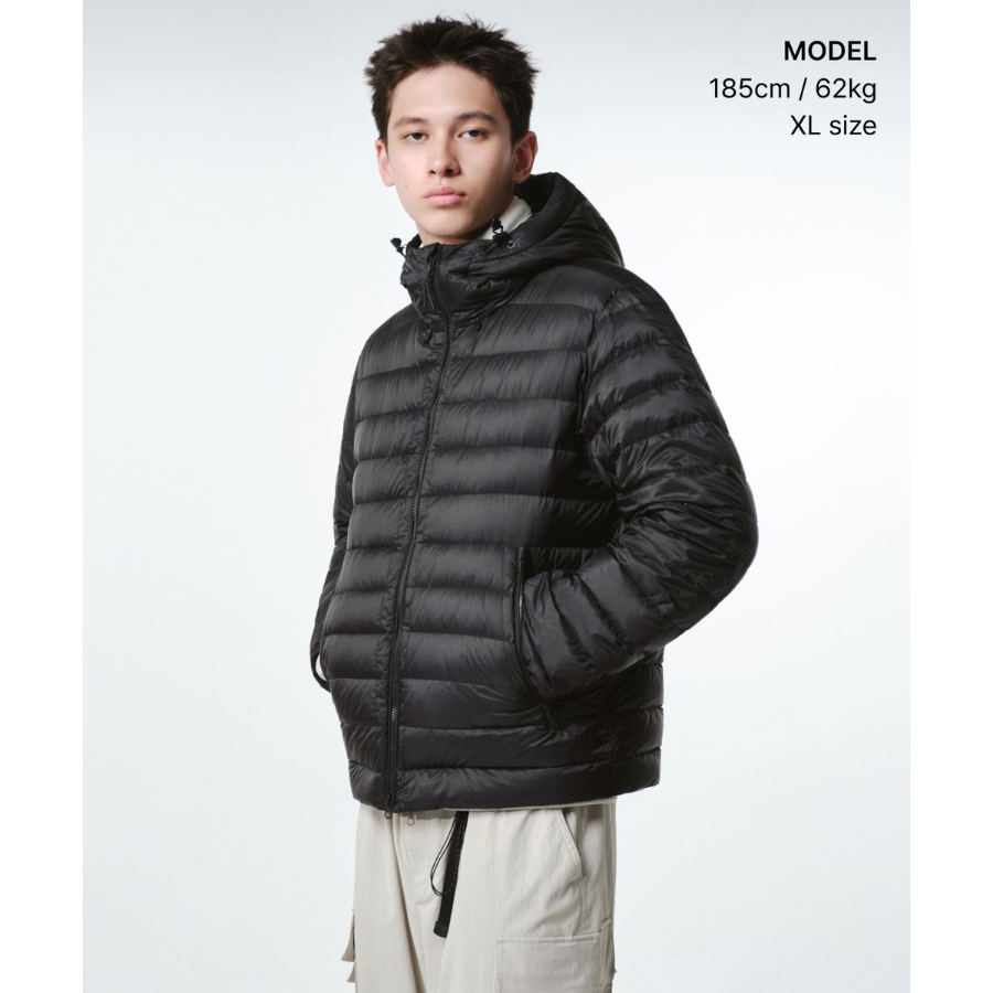Musinsa Standard City Leisure Sheer Hooded Light Down Jacket
