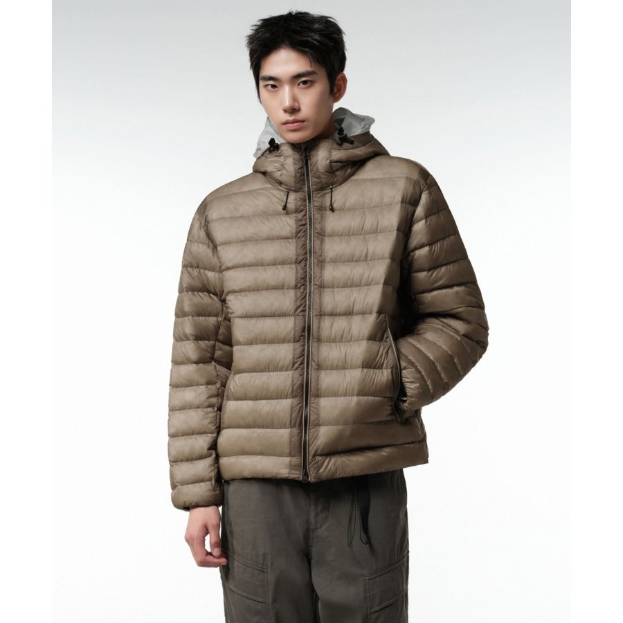 Musinsa Standard City Leisure Sheer Hooded Light Down Jacket