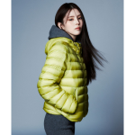 (W) Musinsa Standard City Leisure Sheer Hooded Light Down Jacket Yellow Green