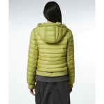 (W) Musinsa Standard City Leisure Sheer Hooded Light Down Jacket Yellow Green