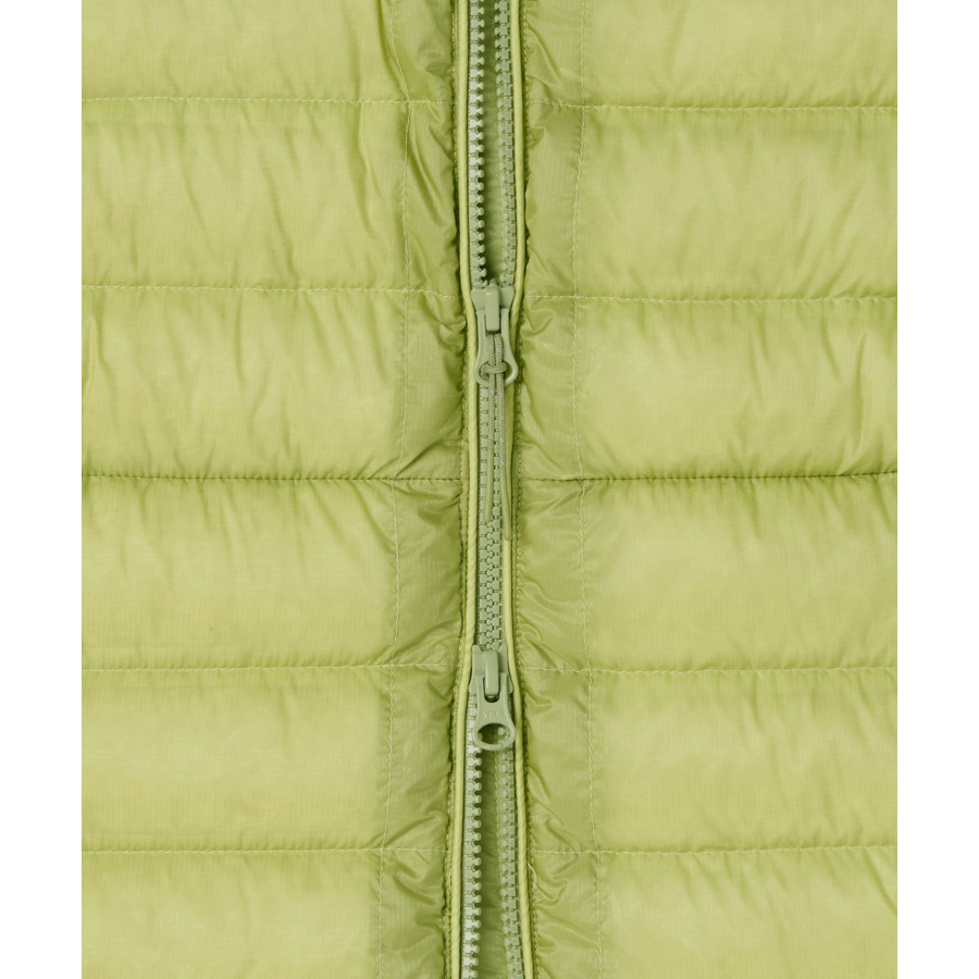 (W) Musinsa Standard City Leisure Sheer Hooded Light Down Jacket Yellow Green