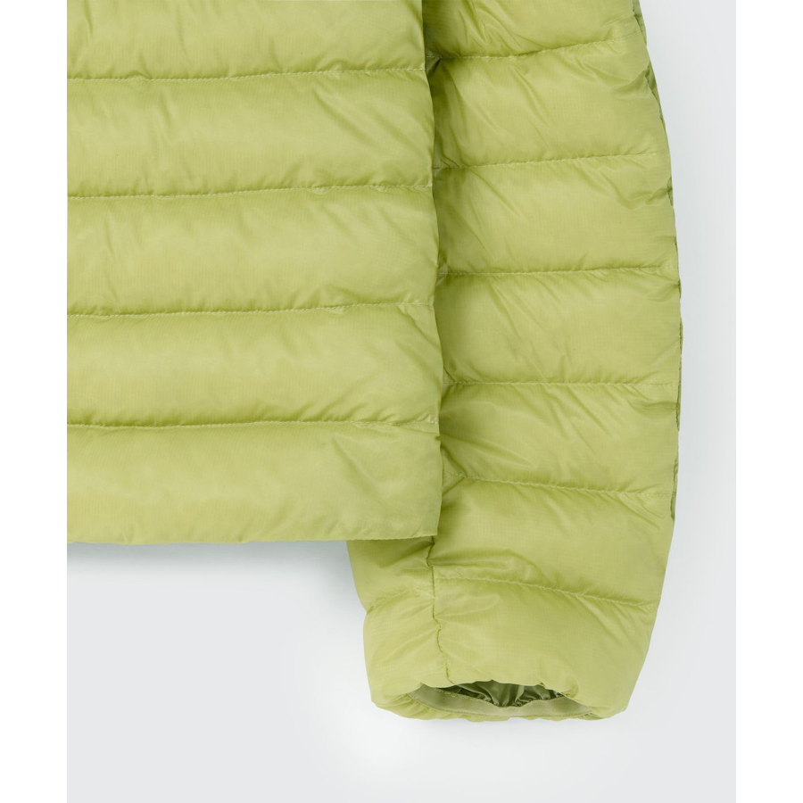 (W) Musinsa Standard City Leisure Sheer Hooded Light Down Jacket Yellow Green