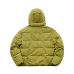Nontype Check Hoodie Down Jacket Green