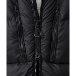 Musinsa Standard City Leisure Sheer Hooded Down Jacket Black