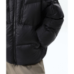 Musinsa Standard City Leisure Sheer Hooded Down Jacket Black