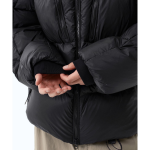 Musinsa Standard City Leisure Sheer Hooded Down Jacket Black