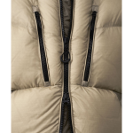 Musinsa Standard City Leisure Sheer Hooded Down Jacket Dusty Beige