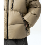 Musinsa Standard City Leisure Sheer Hooded Down Jacket Dusty Beige