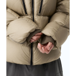 Musinsa Standard City Leisure Sheer Hooded Down Jacket Dusty Beige
