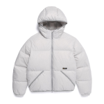 National Geographic Taira Hooded Duck Down Jumper Light Grey