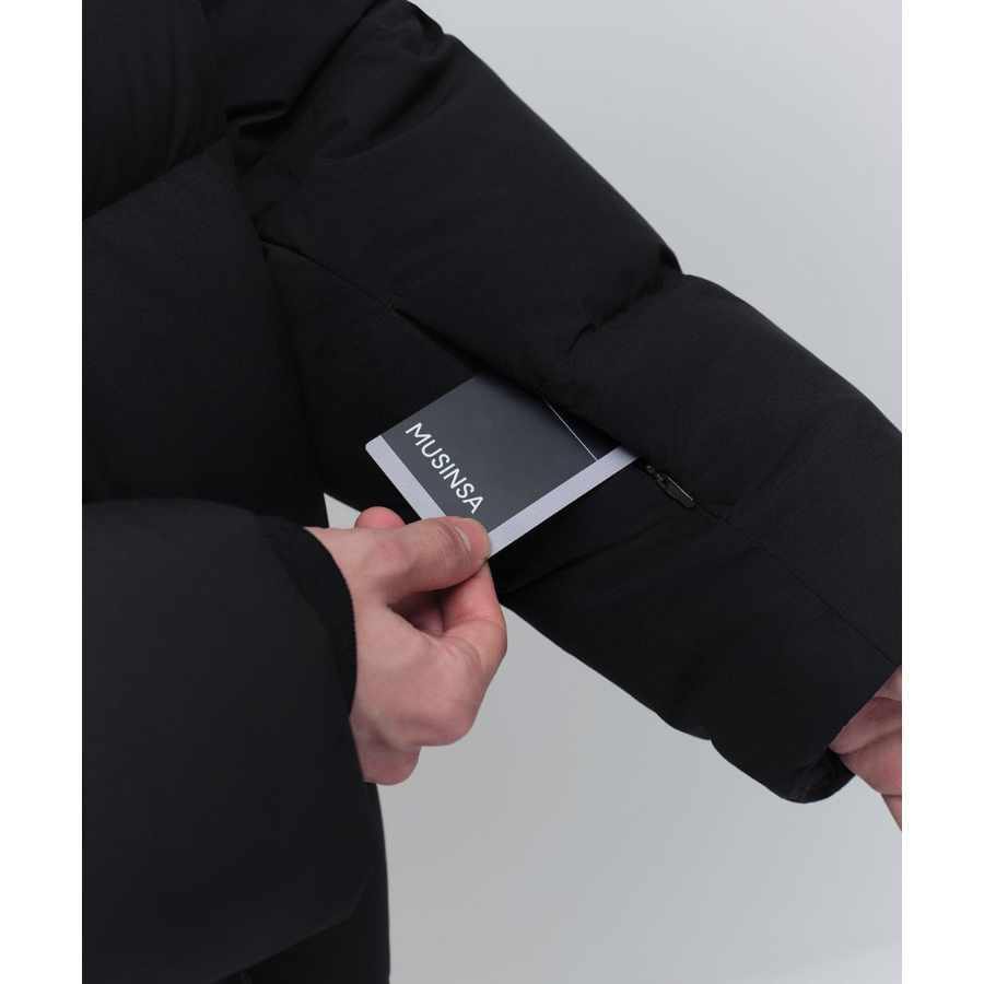 Musinsa Standard Long Down Bench Parka Black