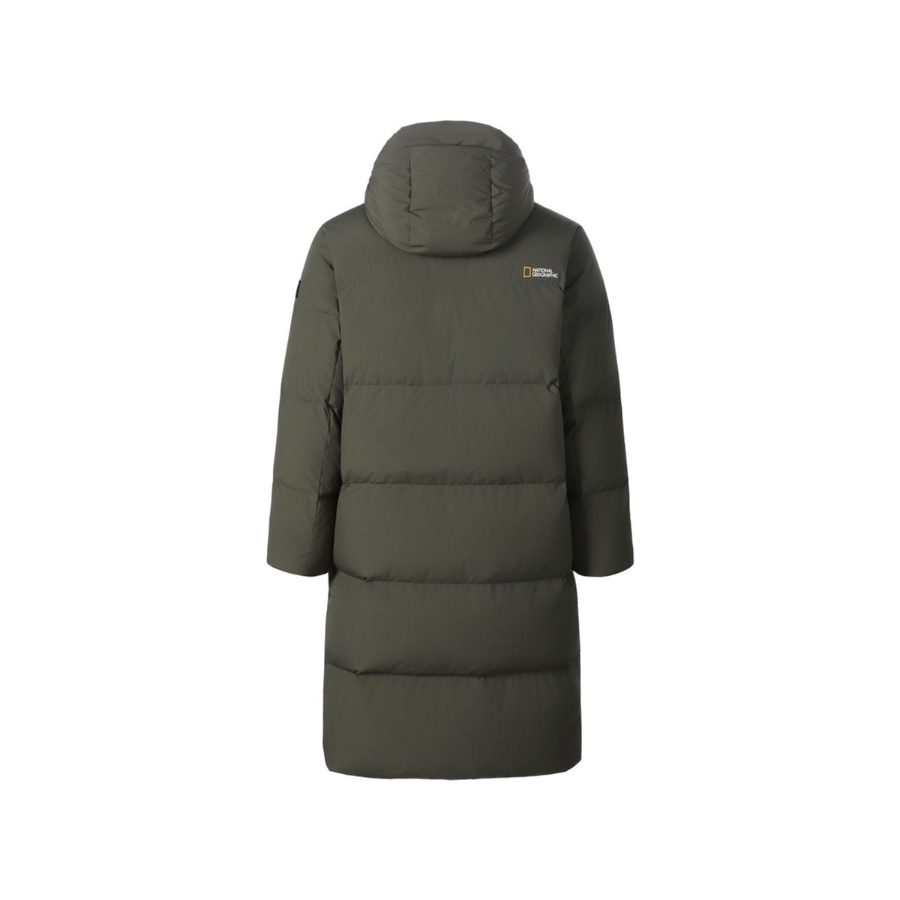 National Geographic Caiman Pro Long Goose Down Jumper Olive Green