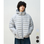 Leathery Sheer Lightweight Puffer Jacket