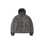 Leathery Sheer Lightweight Puffer Jacket