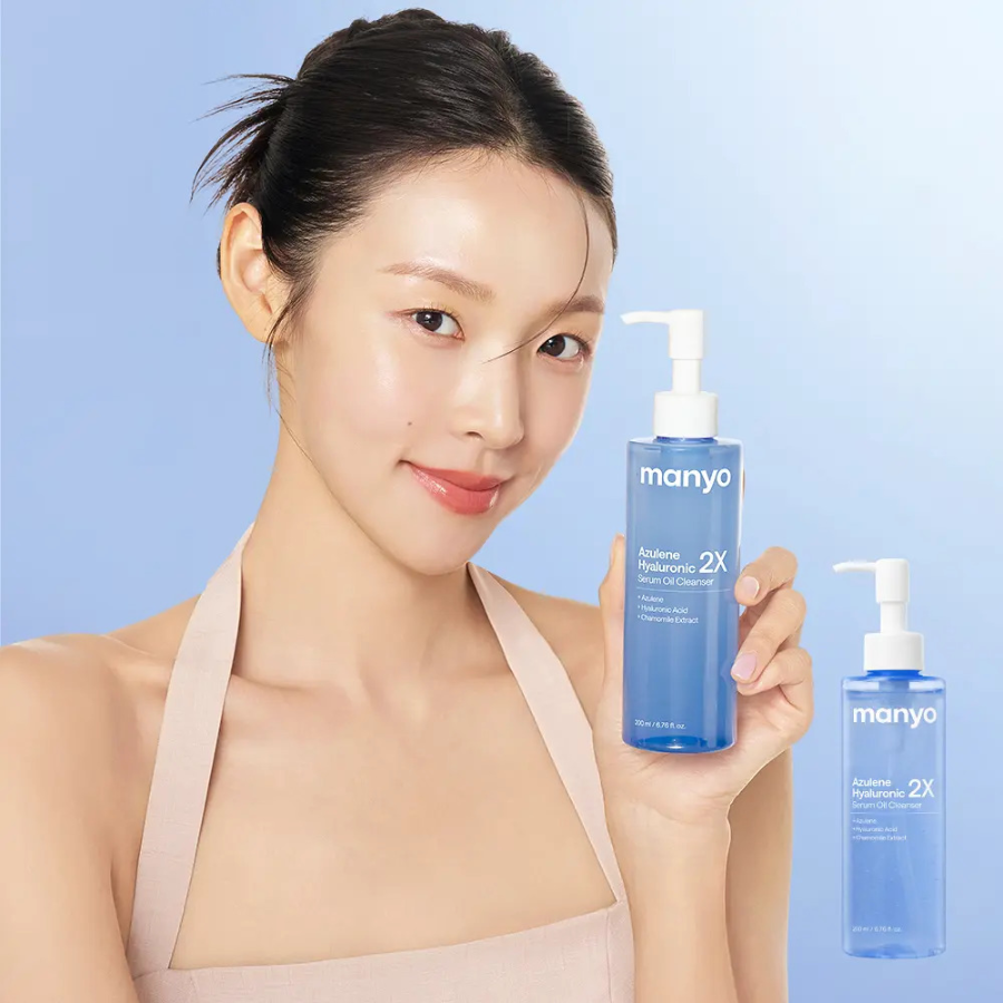 ma:nyo Очищающее масло Azulene Hyaluronic 2X Serum Oil Cleanser 200 мл