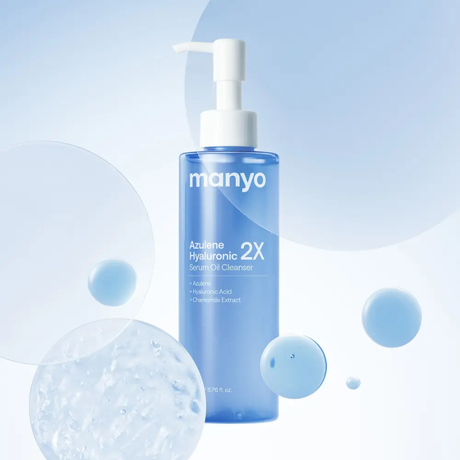 ma:nyo Очищающее масло Azulene Hyaluronic 2X Serum Oil Cleanser 200 мл